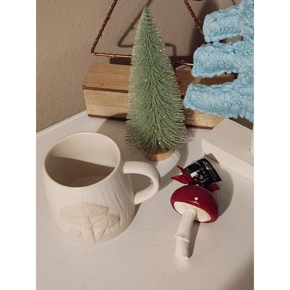 Mushrooms  bundle nwt mug & holiday Christmas all year ornament  decor - Picture 3 of 12